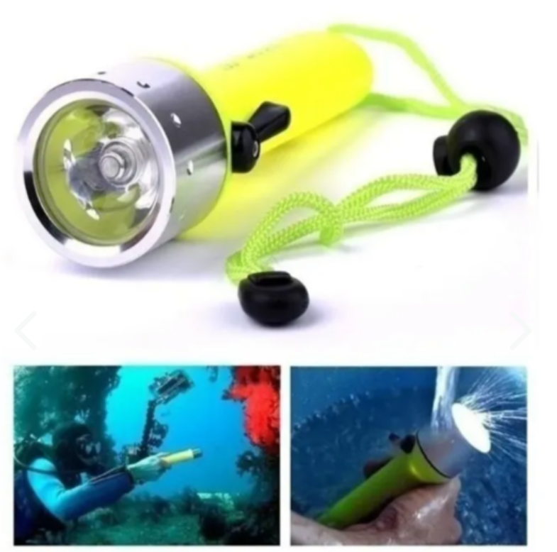 Linterna Acuatica Buceo Mano Sumergible